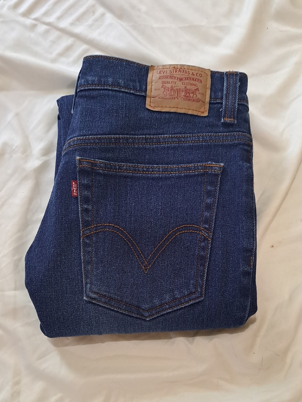 Levi's  517 Dark Blue Denim Jeans with Red Tab Bootcut